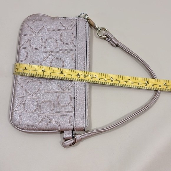 Calvin Klein signature metallic tan wristlet​​​​​​​​​ - Picture 7 of 8